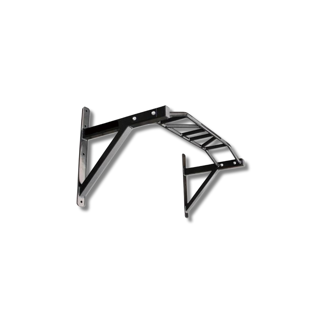 Wall-Mount Multi-Grip Pull-Up Bar